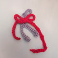 Crochet Wishbone Keychain
